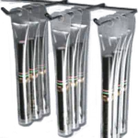 Transparentne plastikowe tuby wiszące